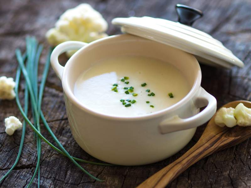 Vegane Blumenkohlsuppe