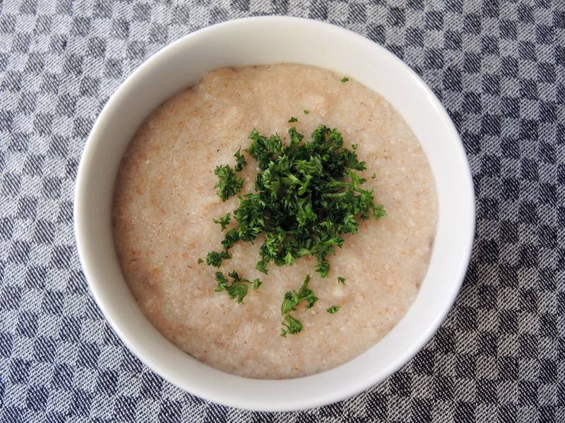 Dinkelschrotbrei