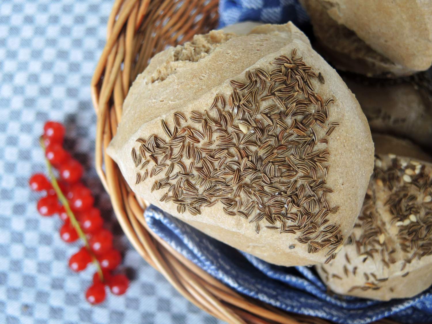 Dinkel-Roggen-Brötchen Bild