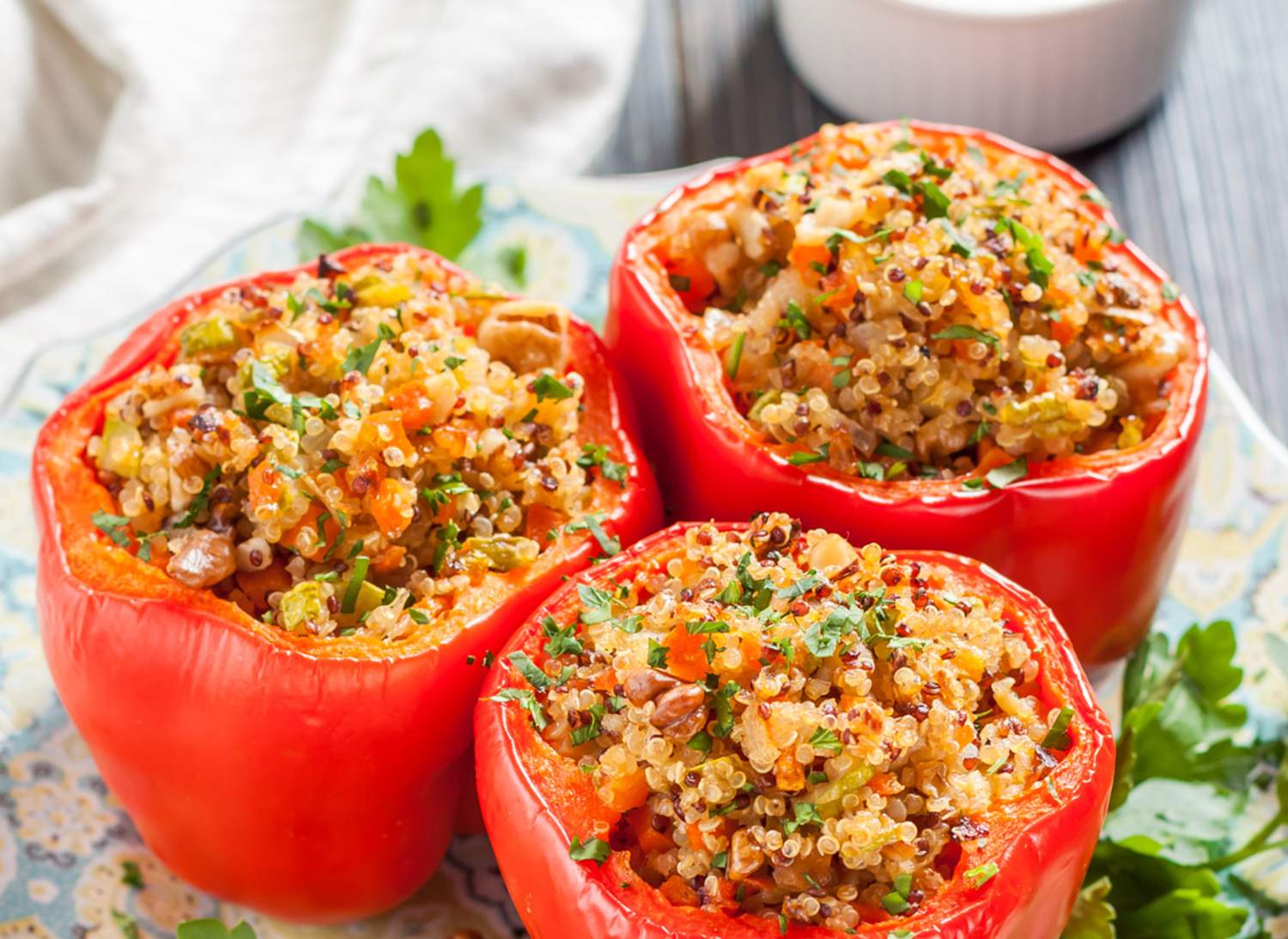 Gefüllte Paprika mit Quinoa Bild