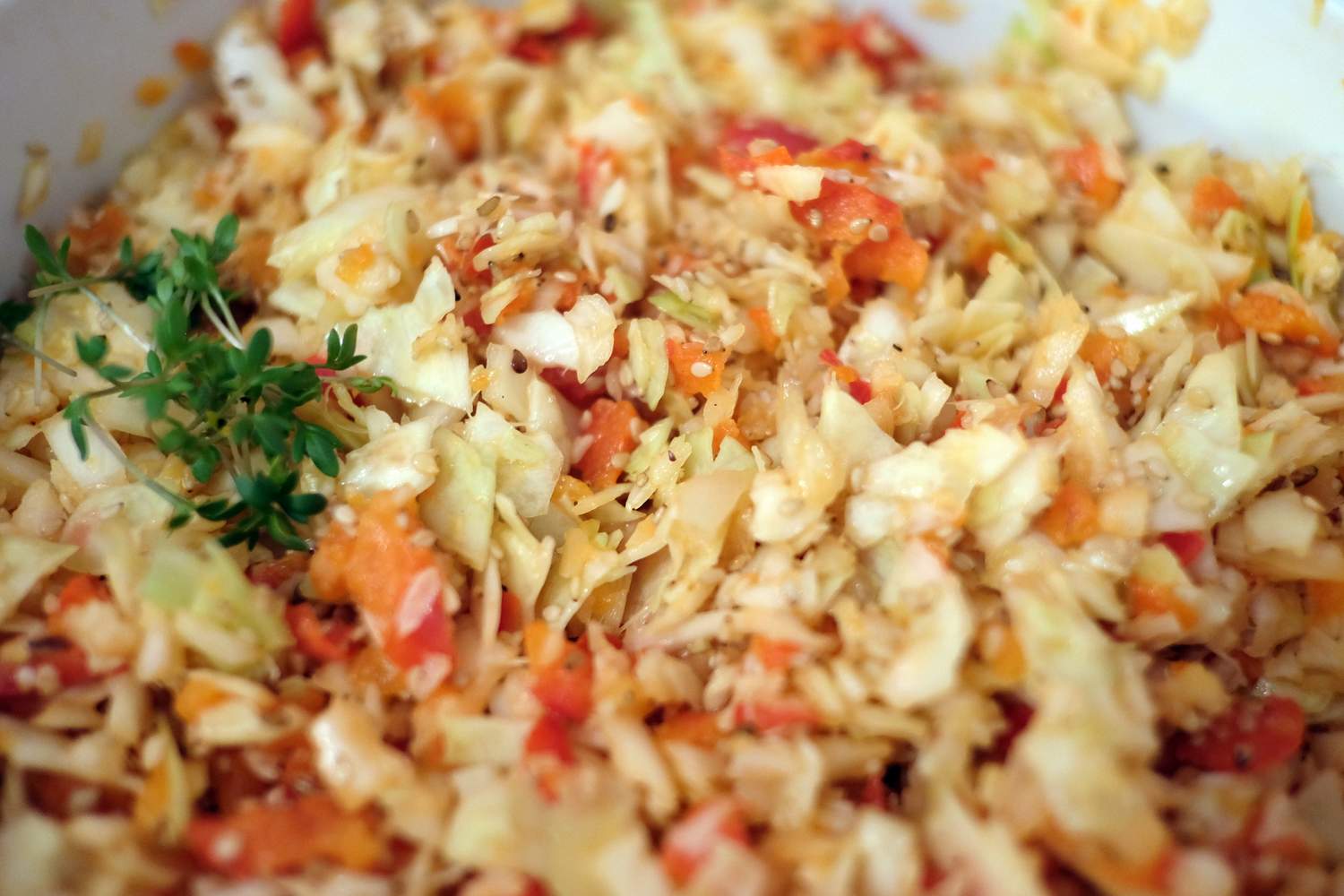Weißkohlsalat ohne Essig Bild