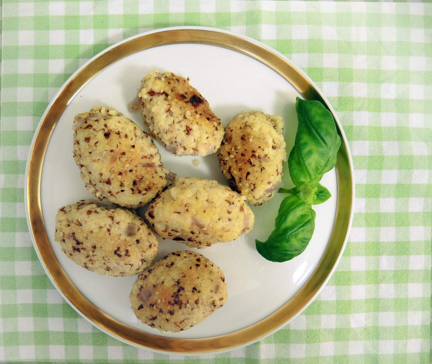 Glutenfreie Hirsekroketten  Bild