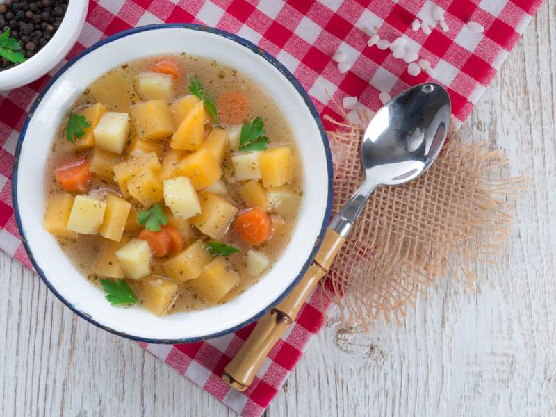 Schonkost-Steckrübensuppe