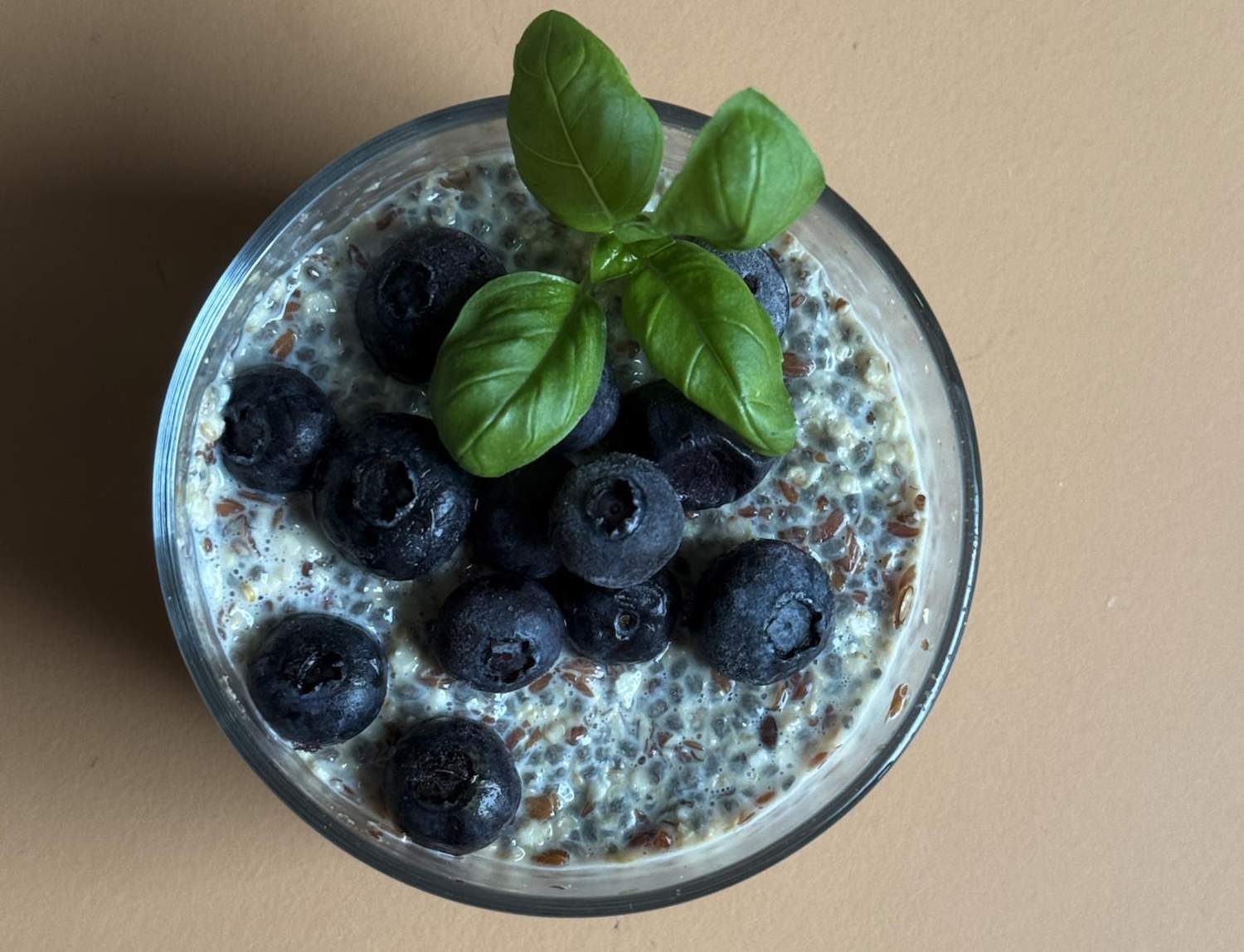 Hanfsamen-Porridge low carb Bild