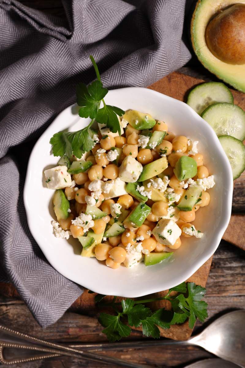 Avocado-Salat mit Kichererbsen  Bild