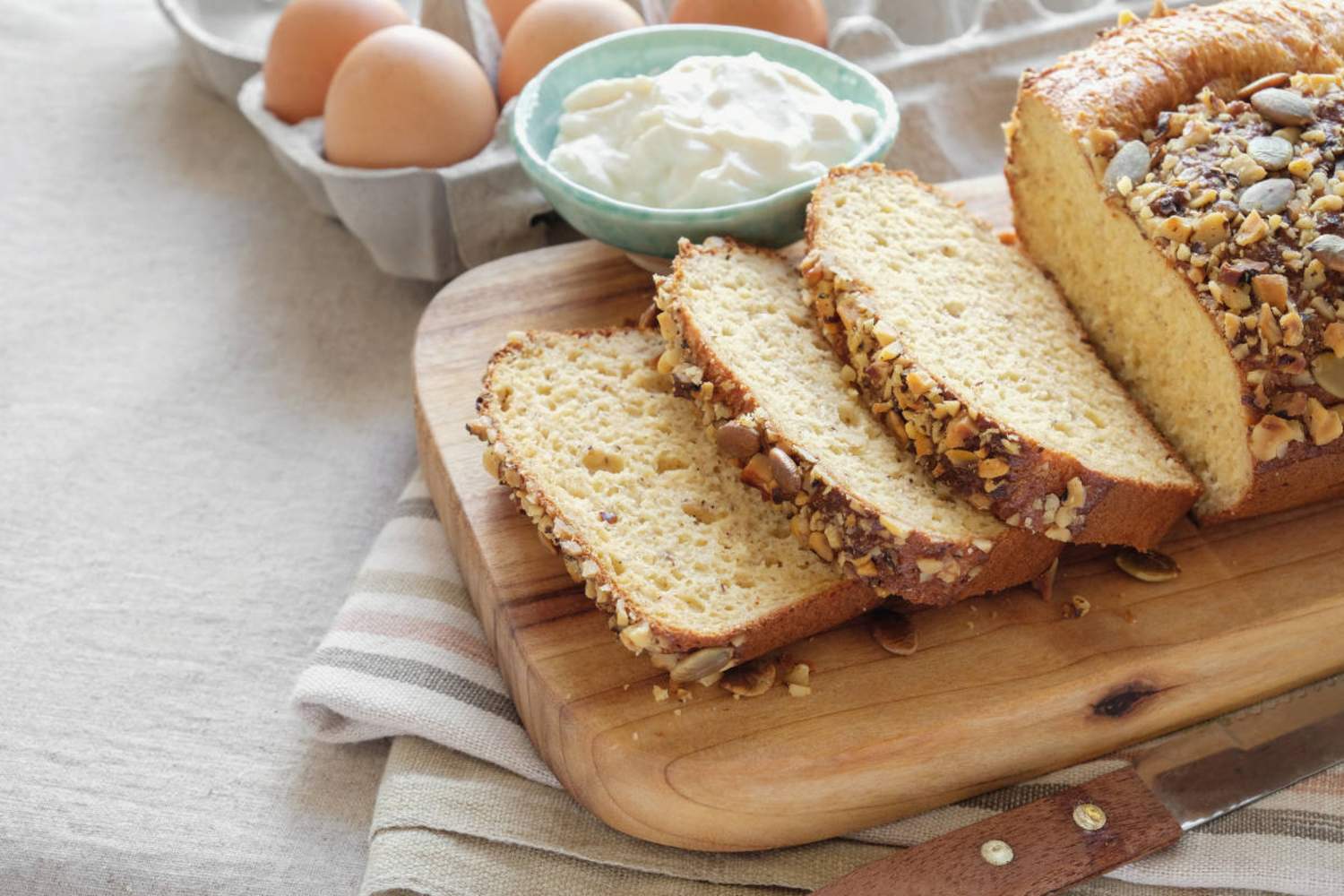 Mandelmehl-Brot Bild