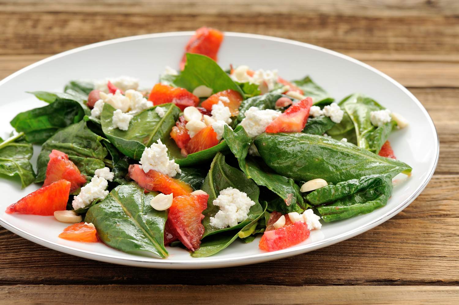 Hüttenkäse-Spinat-Salat Bild