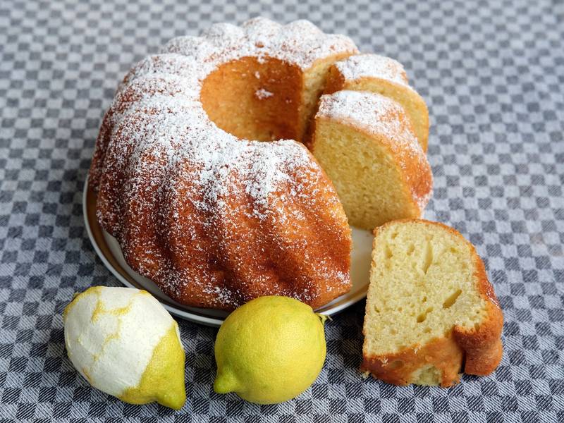 Zitronen-Joghurt-Kuchen fructosefrei