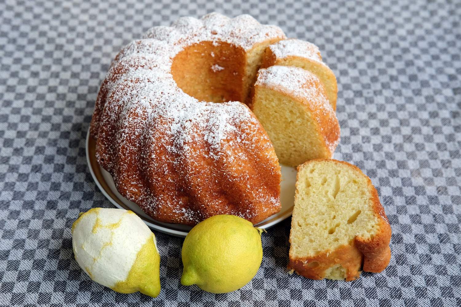 Zitronen-Joghurt-Kuchen fructosefrei Bild