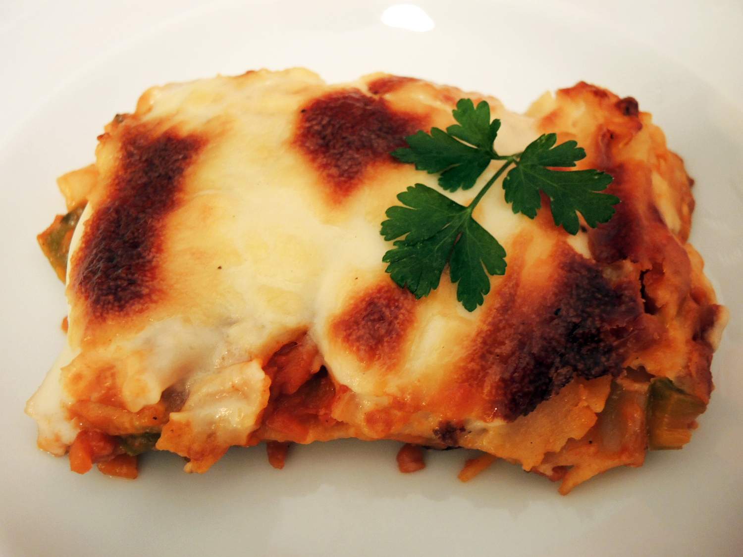 Vegetarische Lasagne Bild