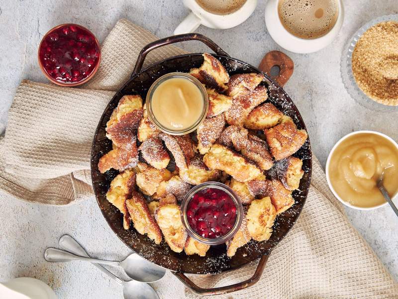 Kaiserschmarrn ohne Rosinen