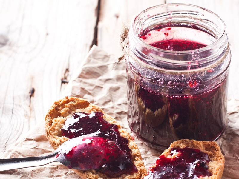Fructosearme Beerenmarmelade