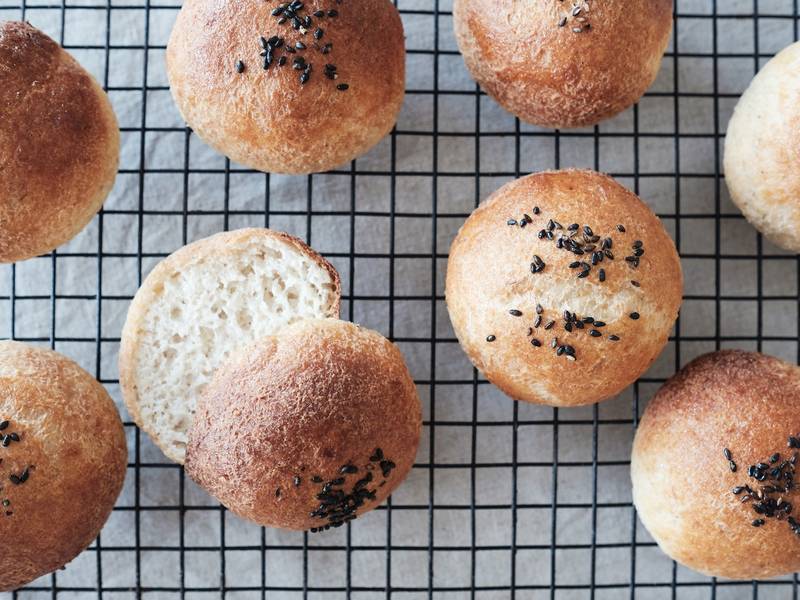 Mandelmehl Brötchen 