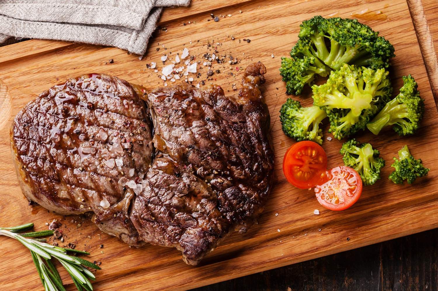  Rinderfilet mit Polenta und Brokkoli Bild