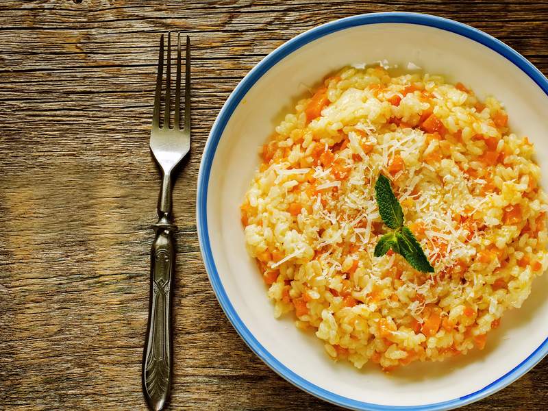 Kürbis-Risotto