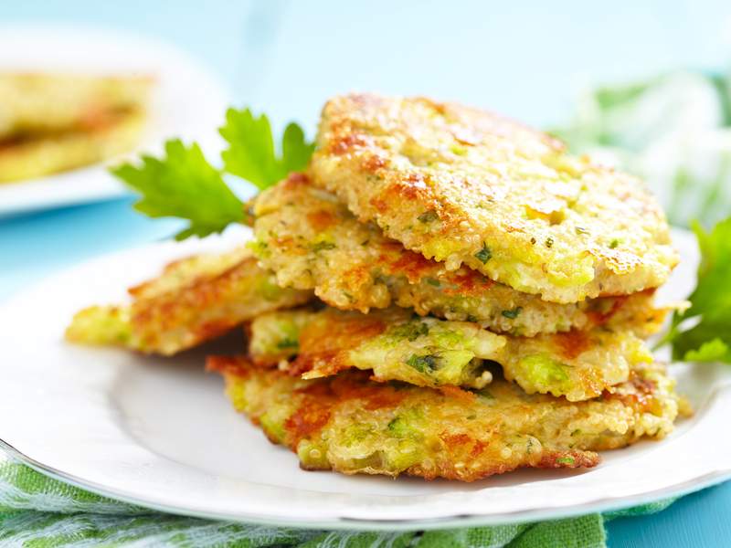 Vegane Zucchini-Puffer