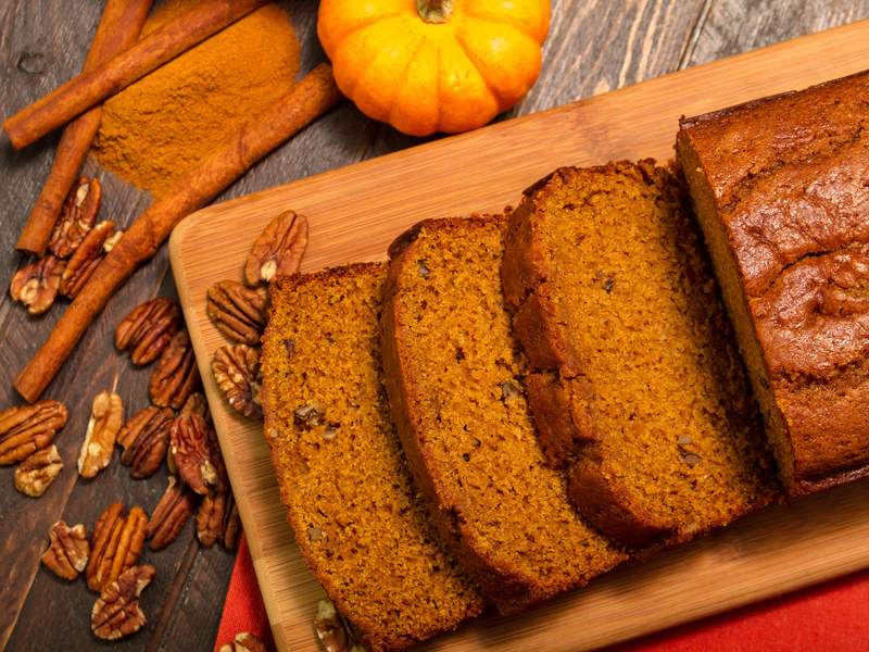 Süsses Kürbisbrot