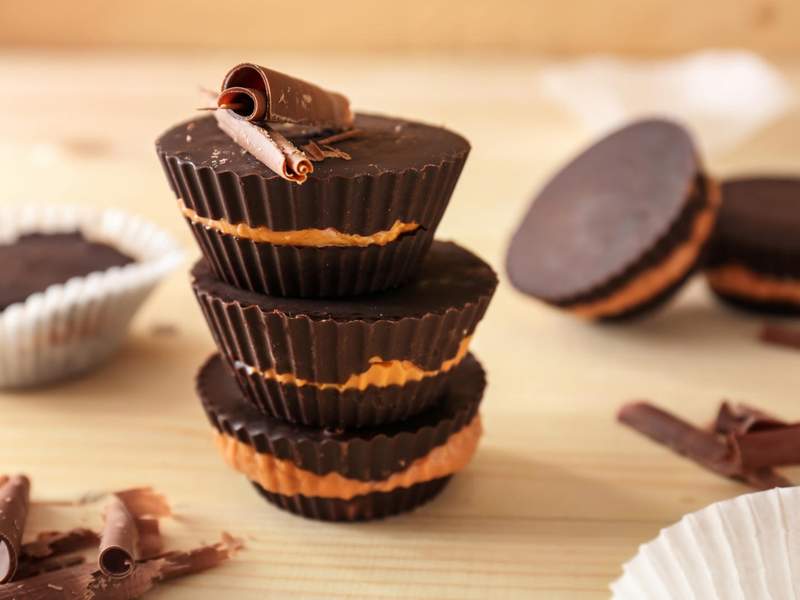 Low Carb Peanutbutter Süßigkeit