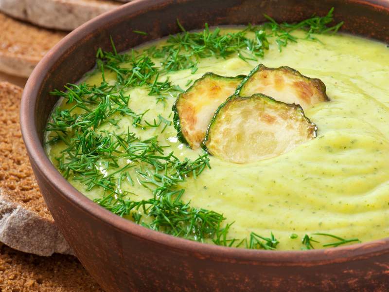 Zucchini-Fenchel-Suppe