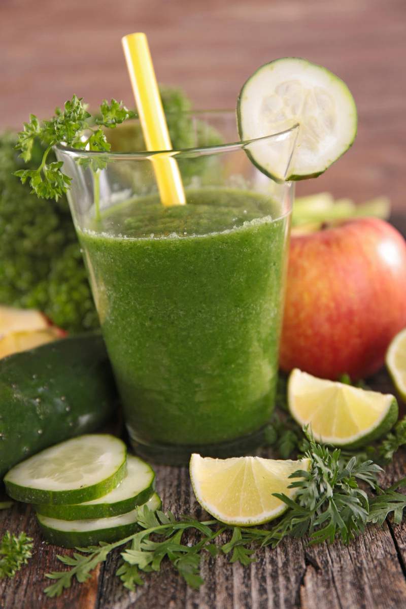 Abnehm-Smoothie mit Flohsamen Bild