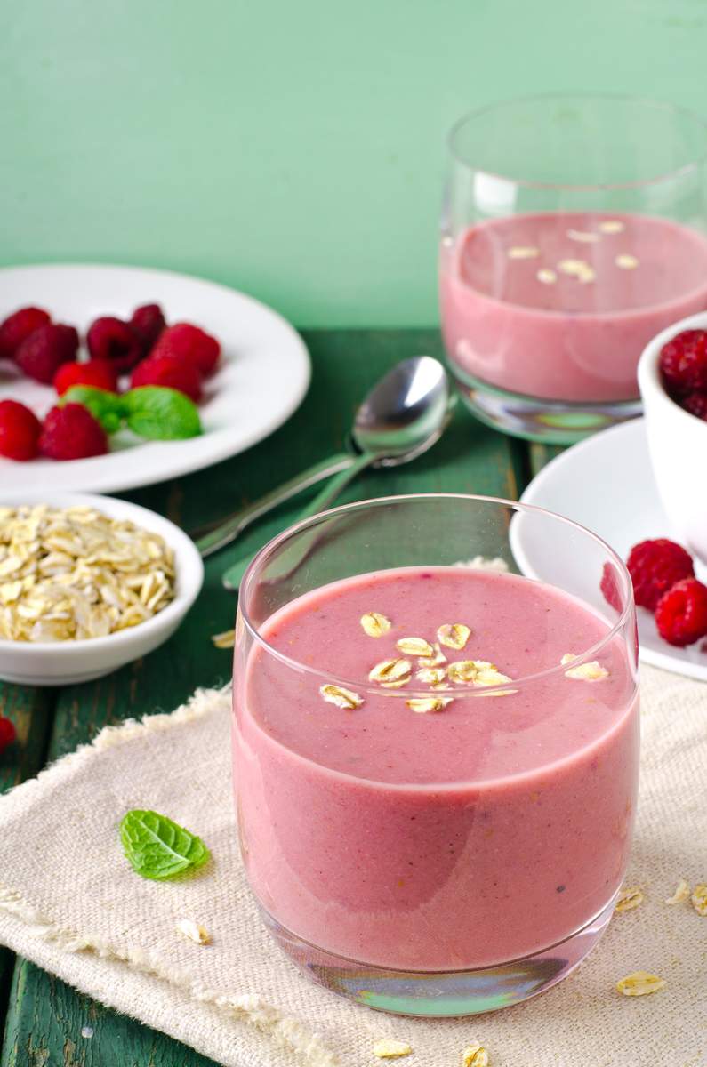 Hafer-Himbeershake Bild