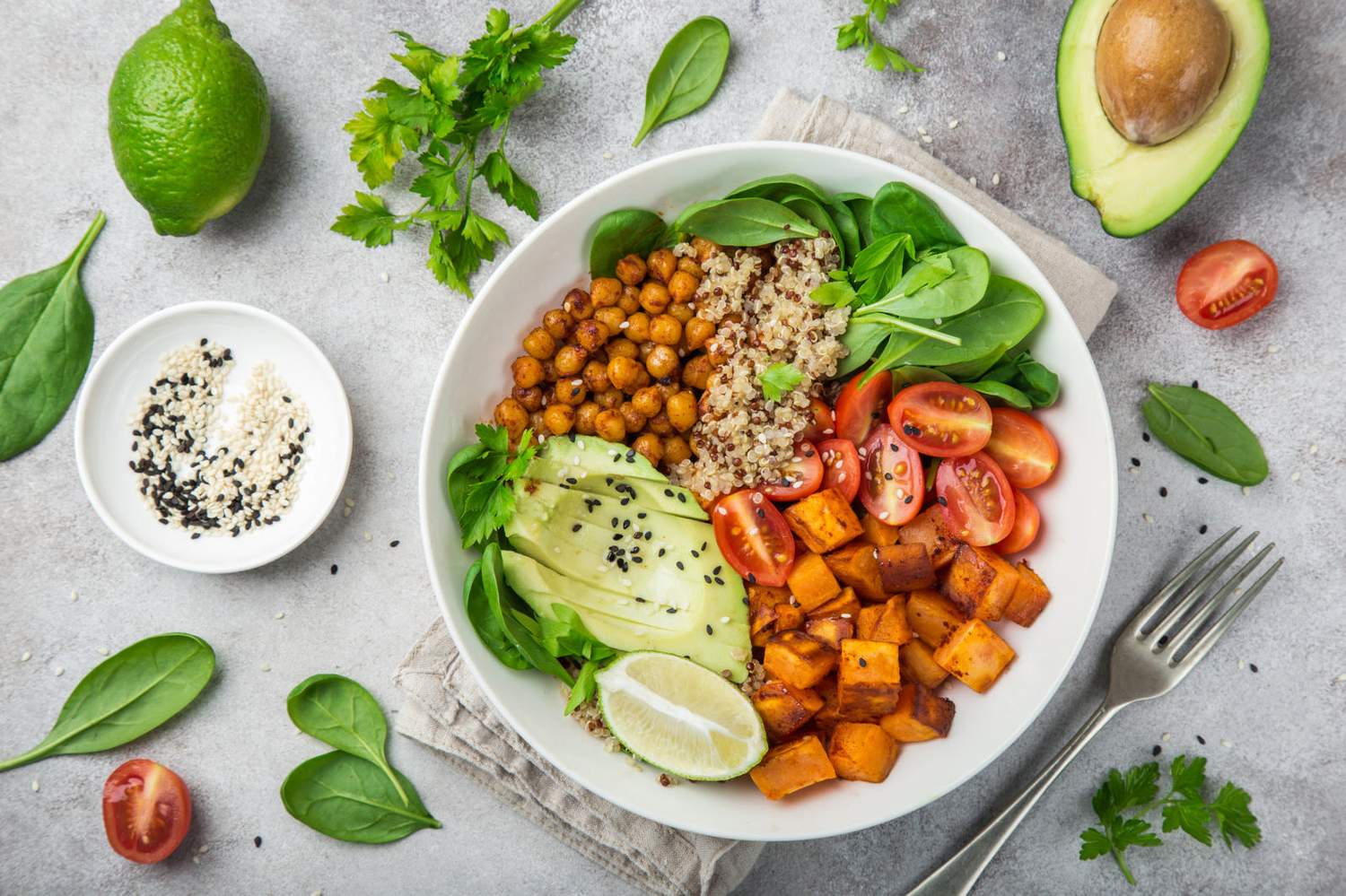 Vegane Poke Bowl  Bild