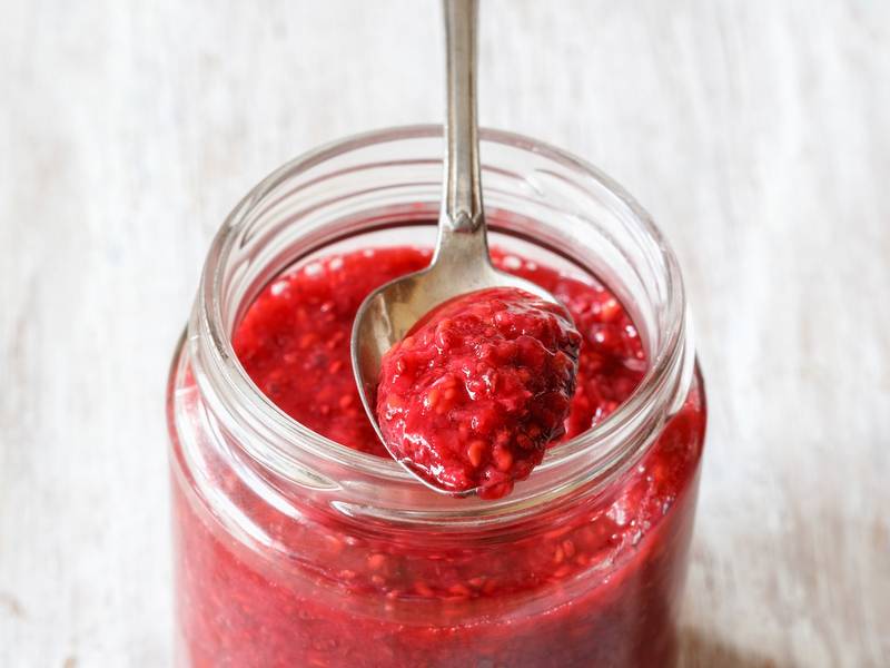 Himbeer-Chia-Marmelade