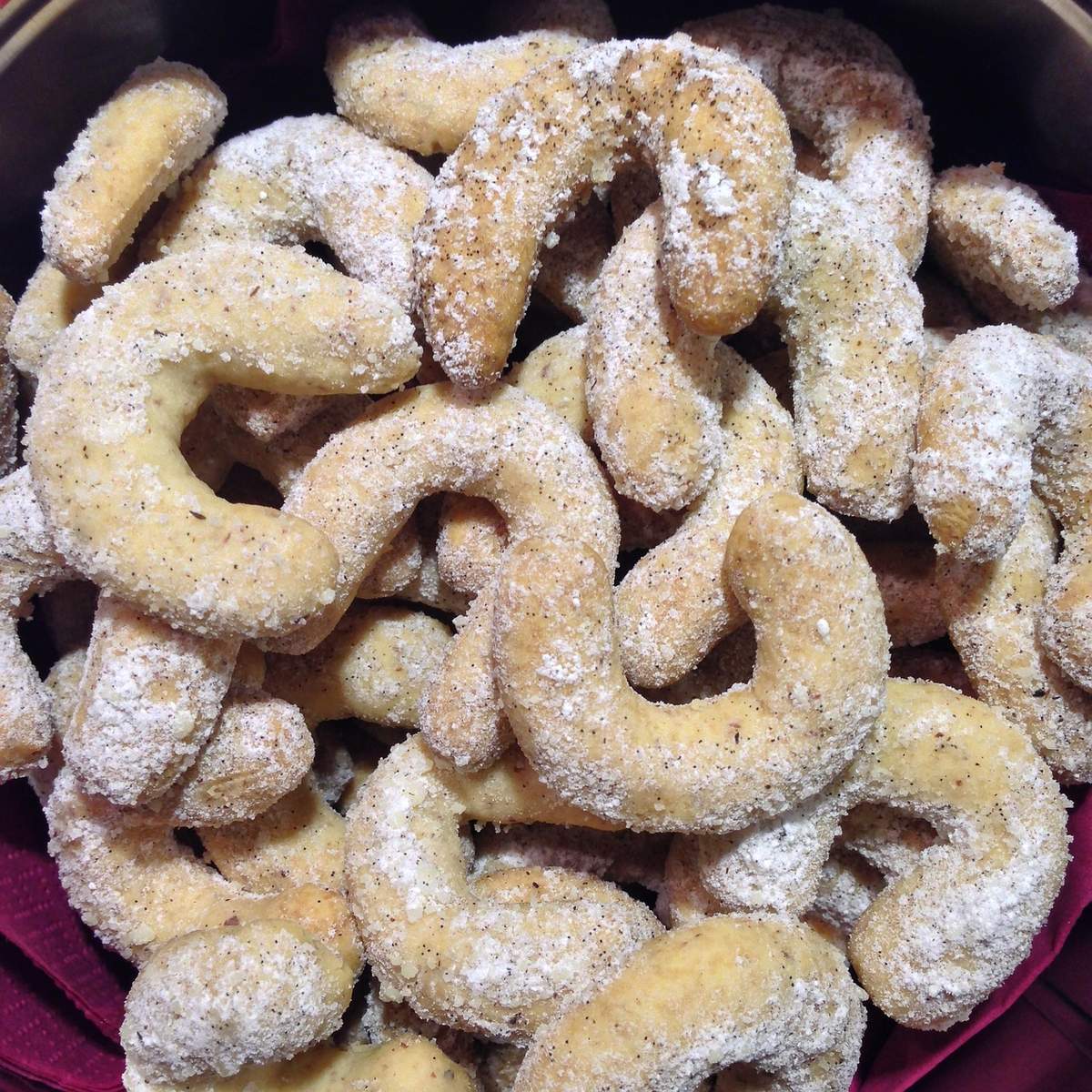 Vanillekipferl ohne Nüsse Bild