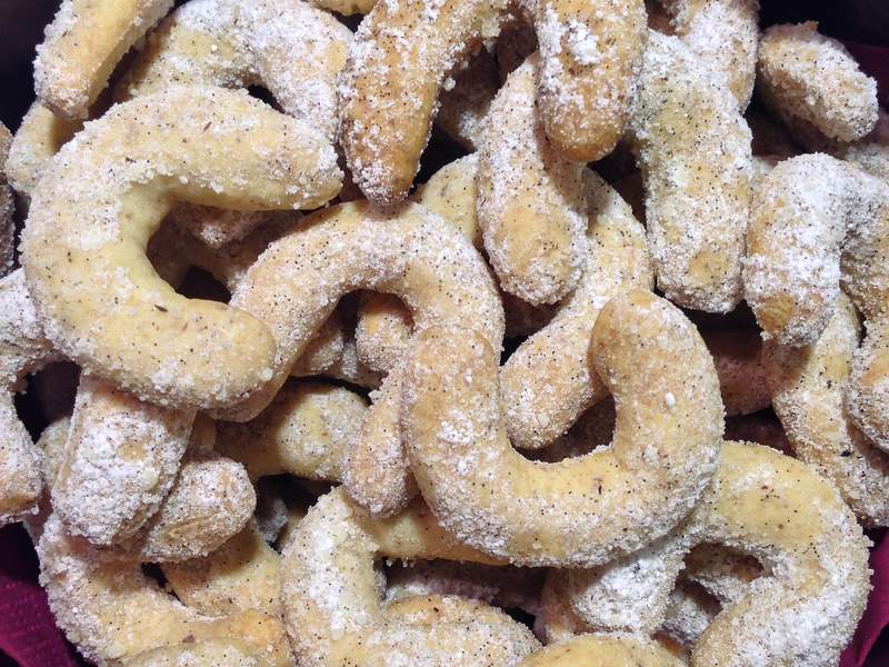 Vanillekipferl ohne Nüsse