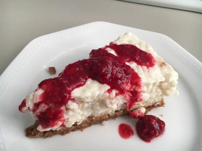 Milchreistorte ohne Backen