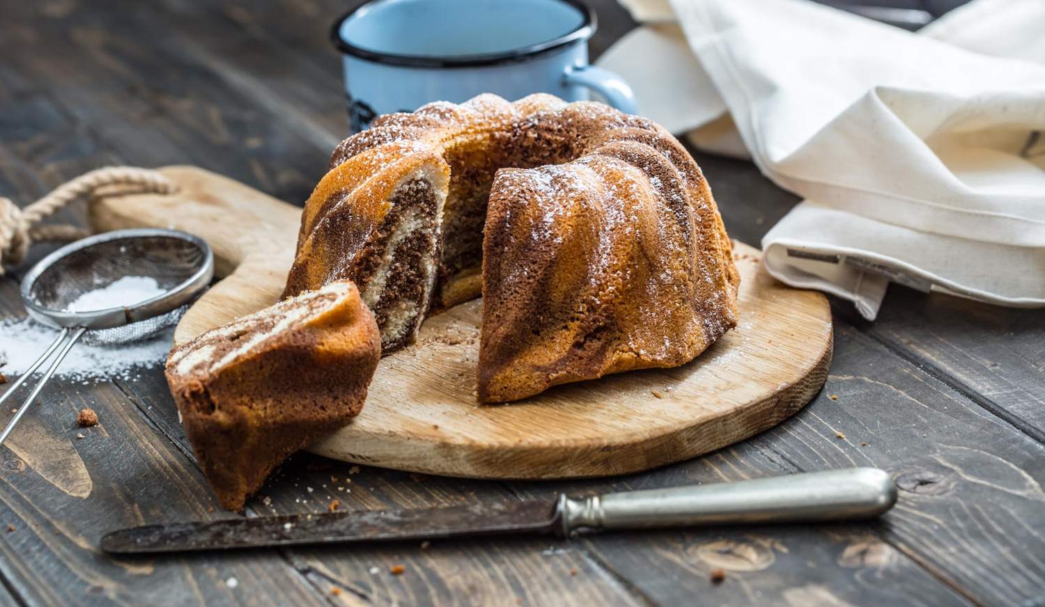 Marmorkuchen ohne Butter Bild