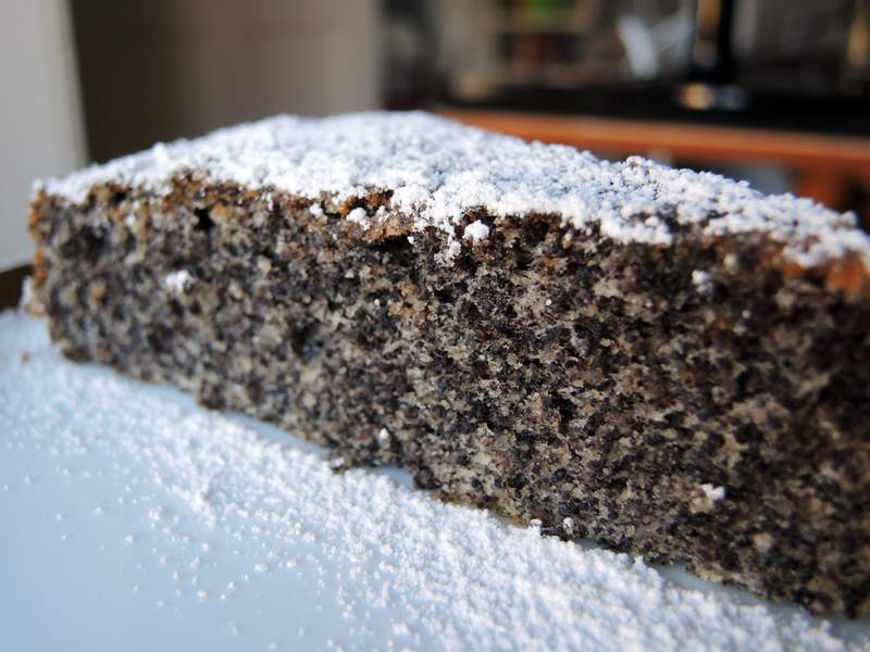 Mohnkuchen ohne Mehl