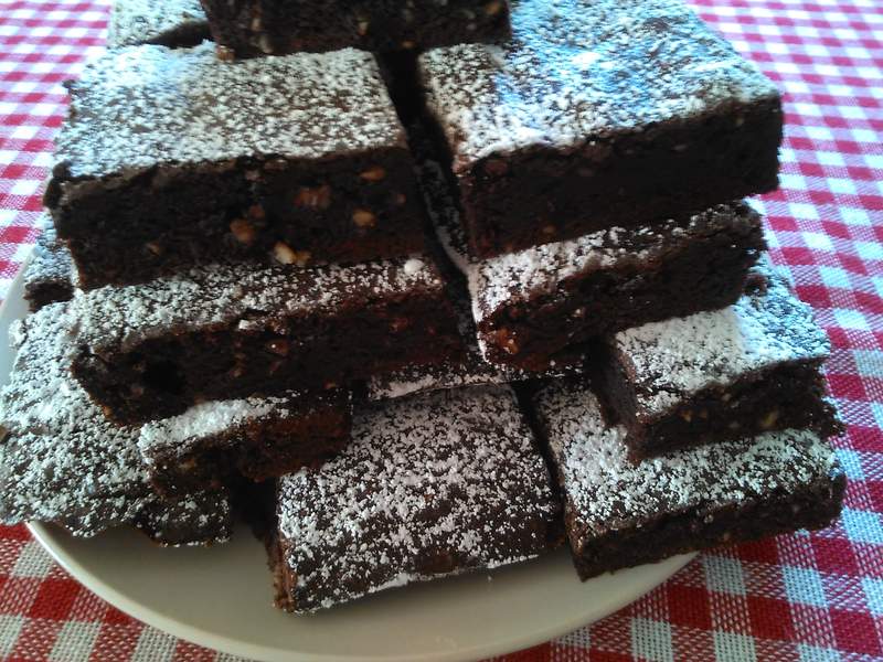 Schoko-Brownies (glutenfrei)