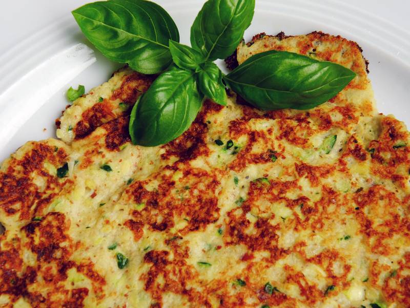 Zucchinipuffer Low Carb