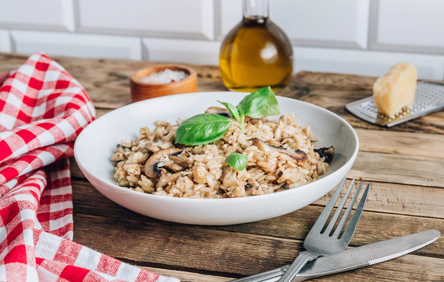Risotto ohne Wein Bild