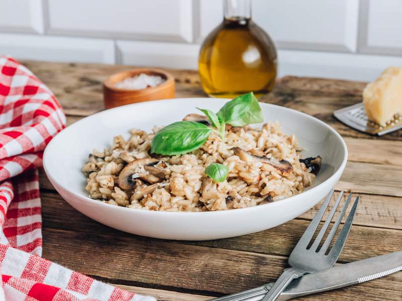 Risotto ohne Wein