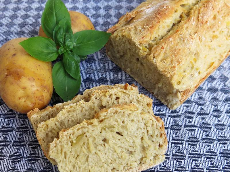 Kartoffelbrot ohne Hefe