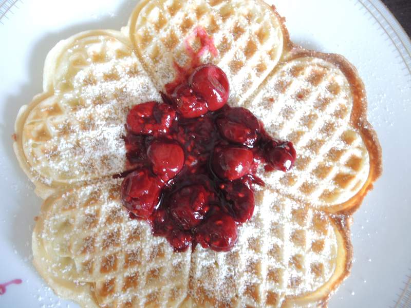 Buttermilchwaffeln