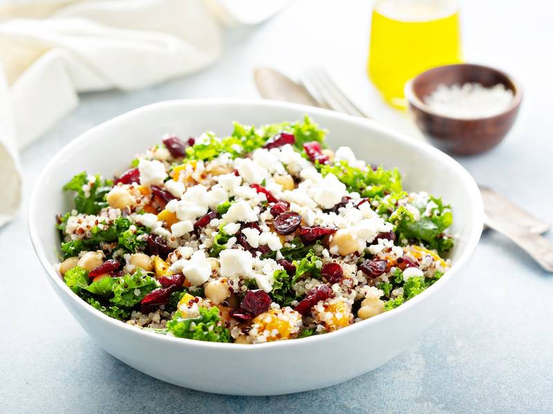 Grünkohl-Quinoa-Salat