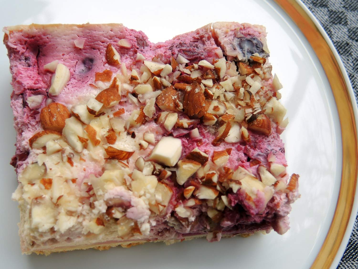 Kirsch-Schmand-Kuchen vom Blech Bild