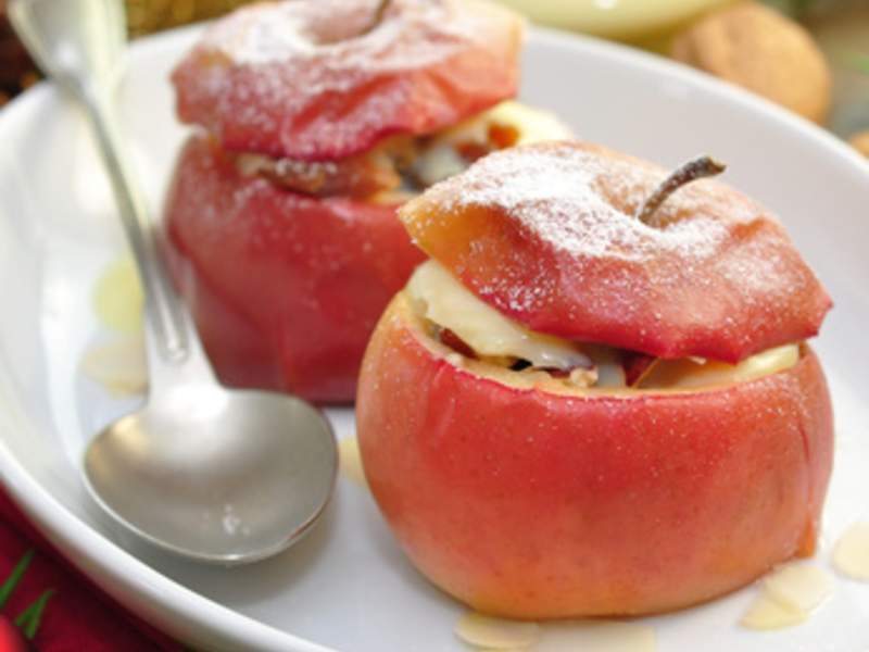 Bratapfel-Rezept mit Vanillesoße