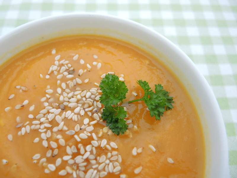Kürbis-Möhren-Suppe