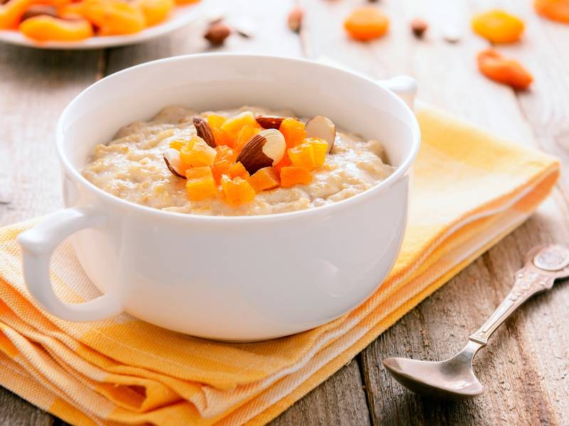 Hirse-Porridge ohne Gluten