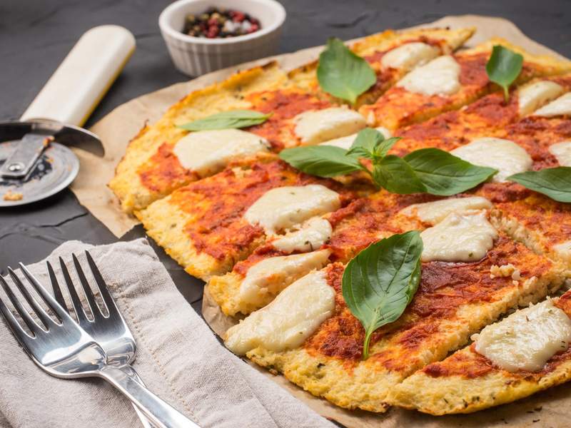 Flohsamen Pizza Mozarella