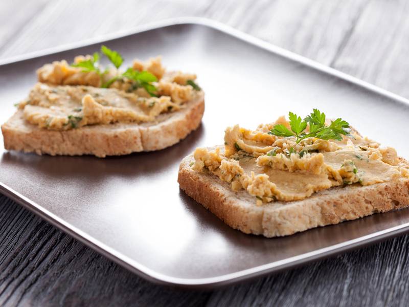 Hanfsamen-Gemüse-Hummus