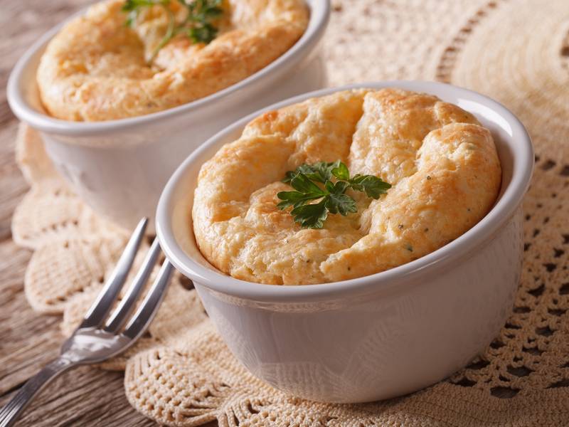 Hirse-Soufflé