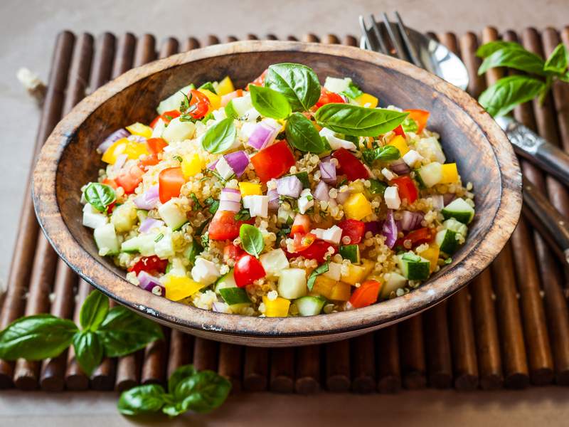 Quinoa Salat, Thai Style