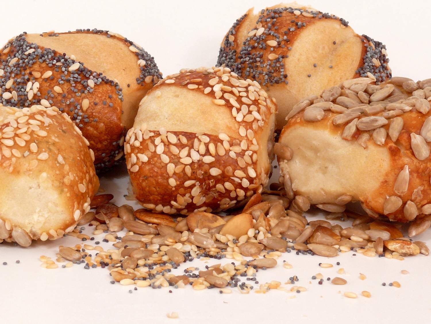 Glutenfreie Laugenbrötchen Bild